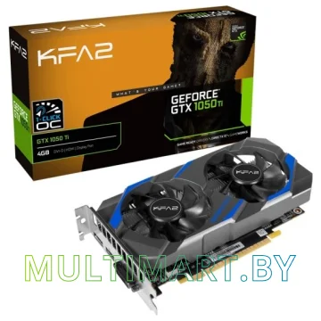 Видеокарта KFA2 GeForce GTX 1050 Ti 1-Click OC (50IQH8DSQ3DK)